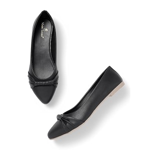 Marc Loire Womens Slip-On Flat Ballerina Shoes