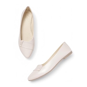 Marc Loire Womens Slip-On Flat Ballerina Shoes