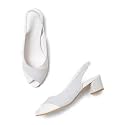Marc Loire Women39s Slip On Shimmer Peep