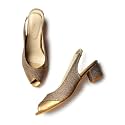 Marc Loire Women39s Slip On Shimmer Peep