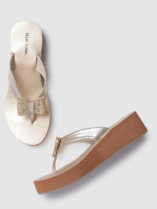 marc loire women wedges sandal gold  3