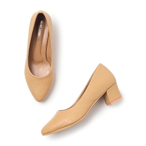 Marc Loire Womens Textured Block Heel Pump