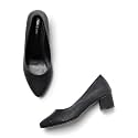 Marc Loire Womens Textured Block Heel Pump