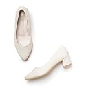 Marc Loire Womens Textured Block Heel Pump