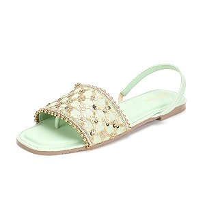 Marc Loire Women Soft Comfortable Embellished Flats