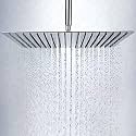 Marcoware Trident Square Overhead Rain Shower Head for Bathroom (6X6 Inches)