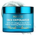 MAREE Face Exfoliator – Microdermabrasion Facial Scrub & Exfoliating Face Wash for Women – Collagen & Glycolic Acid – Gentle Scrub and Exfoliant – Men Exfoliating Scrubber – Exfoliante Facial Cleanser