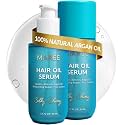 MAREE Hair Oil for Frizzy Hair with Argan Oil, Keratin & Biotin 2 PACK – Hair Serum for Dry and Curly Hair Gloss – Frizz Control Hair Care Products for Women – Aceite Para el Cabello - 50 ml