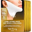 MAREE V Line Lifting Mask - Gold Face Lift Tape & Double Chin Lifting Mask