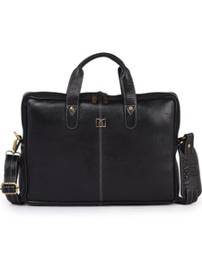 marfit men black messenger bag