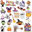 MARFOREVER 25 PCS Halloween Window Gel Clings Party Decorations Supplies