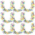 MARFOREVER 3 Pcs 19.7 Ft Easter Metallic Twist Garland Party Decorations
