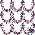MARFOREVER 4th of July Metallic Tinsel Twist Garland Party Decorations