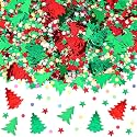 MARFOREVER Christmas Glitter Confetti Xmas Tree Metallic Foil Confetti