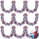 MARFOREVER Independence Day Metallic Tinsel Twist Garland Party Decorations