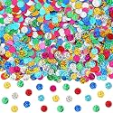 MARFOREVER Multicolor Sparkle Foil Confetti Glitter Round Confetti