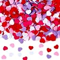 MARFOREVER Valentine's Day Felt Hearts Confetti Heart Decorations Confetti