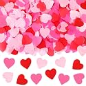 MARFOREVER Valentines Day Heart Paper Confetti Red Heart Tissue Decoration