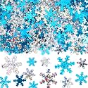 MARFOREVER Winter Snowflake Confetti Party Decorations