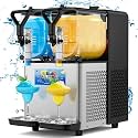Margarita Machine Professional Slushie Machine with LED
