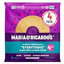 Maria & Ricardo's KETO Tortillas | Almond 'Everything Seasoning' | Low Carb | Grain Free | Paleo | Non GMO | Vegan | Gluten Free | KETO Certified Tortilla Wraps. (4 Pack, 6 Tortillas per Pack) 5.5" aprox