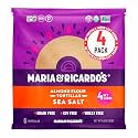 Maria & Ricardo's KETO Tortillas | Almond Sea Salt | Low Carb | Grain Free | Paleo | Non GMO | Vegan | Gluten Free | KETO Certified Tortilla Wraps. (4 Pack, 6 Tortillas per Pack) 5.5" aprox
