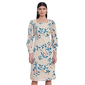 Marie Claire Womens Polyester A-Line Midi Casual
