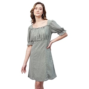 Marie Claire Womens Polyester A-Line Midi Casual