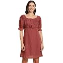Marie Claire Women39s Polyester A-Line Midi Casual