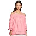 Marie Claire Women39s Solid Regular Fit Blouse