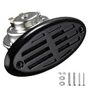 Marine Boat Horn 12V Stainless Steel Waterproof Boat Horn with Cover