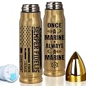 Marine Corps Gifts for Men - Veteran Gifts - Once A Marine Always A Marine Tumbler - Military Veteran Tumbler with Lid - Cool Gifts for Men, Dad - Veterans Day Fathers Day Patriotic Gift