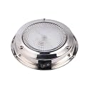 Marine Dome Light LED Boat Cabin Lights White with Switch Stainless Steel Surface Mount 12 Volts (6.0 Inches)