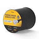 Marine Grade Bungee Cords Heavy Duty Outdoor, 3/16" 100FT Elastic Roll