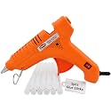 Mario ME-117, 100 Watt Professional Hot Melt Glue Gun For Crafting & DIY Purpose (Orange) + 5 Glue Sticks