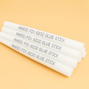 mario fix 8232 white hot melt glue sticks 220mm x 11mm pack of 10  strong gumming high durability adhesive for ceramic pcb pvc diy amp professional use