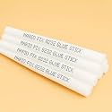 Mario Fix 8232 White Hot Melt Glue Sticks 220mm x 11mm, Pack of 20 | Strong Gumming High Durability Adhesive for Ceramic, PCB, PVC, DIY &amp; Professional Use
