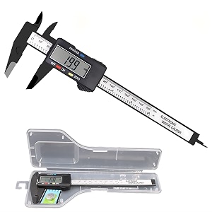 marita digital caliper plastic vernier caliper 0-6 inch0-150 mmcalipers measuring tool - electronic micrometer caliper with large lcd screenauto off featured micrometer ruler