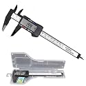Marita Digital Caliper, Plastic Vernier Caliper, 0-6 Inch/0-150 mm,Calipers Measuring Tool - Electronic Micrometer Caliper with Large LCD Screen,Auto Off Featured Micrometer Ruler