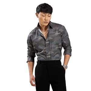 MARK ALBERT Mens Slim Fit Cotton