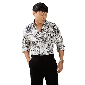 MARK ALBERT Mens Slim Fit Cotton