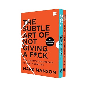 mark manson boxset everything is fcked  subtle art of not giving a fck
