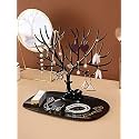 MARKET 99 Black Deer Jewellery Holder Stand | Decorative Jewelry Organizer for Rings, Earrings, Bangles, Bracelets & Necklaces | Tabletop Display Rack for Dressing Table, Bedroom, Home Décor & Gifting