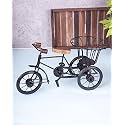 Market99 Movable Black Metal &amp; Wooden Planter with Wheels | Indoor Decorative Plant Pot for Home, Office, Living Room, Study Desk, Balcony, Reception &amp; Café | Modern Rustic Tabletop Plant Holder