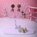 MARKET 99 Black Jewellery Holder Rack Tower | Stylish Organizer for Rings, Earrings &amp; Bracelets | Functional and Decorative Display Stand for Dressing Table, Vanity &amp; Home Storage Solution