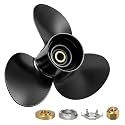 MARKGOO Outboard Propeller Compatible with Mercury Mariner MerCruiser Stern Drive Alpha one Gen Boat Prop 15 Spline Tooth Aluminum 3 Blade Right Hand Rotation