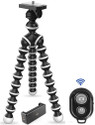 Marklif Gorilla Tripod/Mini Tripod 13 inch with Remote for Mobile Phone with Holder for Mobile, Flexible Gorilla Stand for DSLR & Action Cameras Tripod Kit