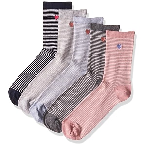 marks amp spencer 5pk sumptuously soft ankle high socks t609541grey mix_6-8