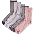 Marks & Spencer 5pk Sumptuously Soft Ankle High Socks T609541GREY MIX_(6-8)