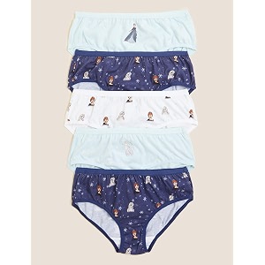 Marks Spencer Frozen Girls Cotton Printed